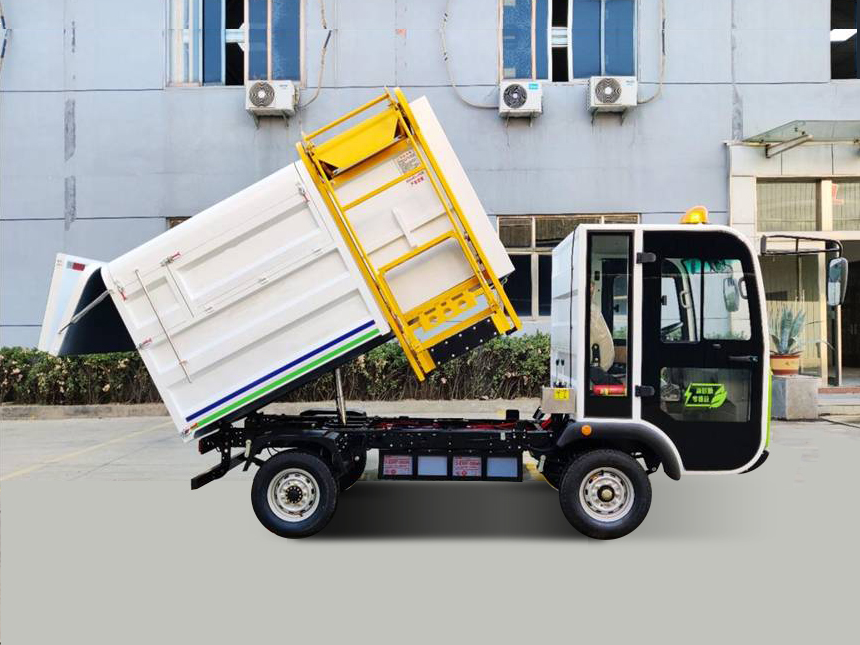 電動四輪側置式掛桶車